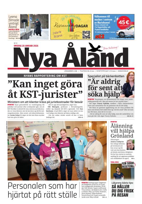 Nya Åland 28.1.2026