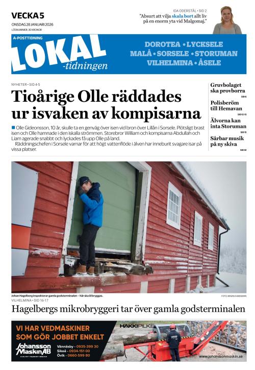 Lokaltidningen 28.1.2026