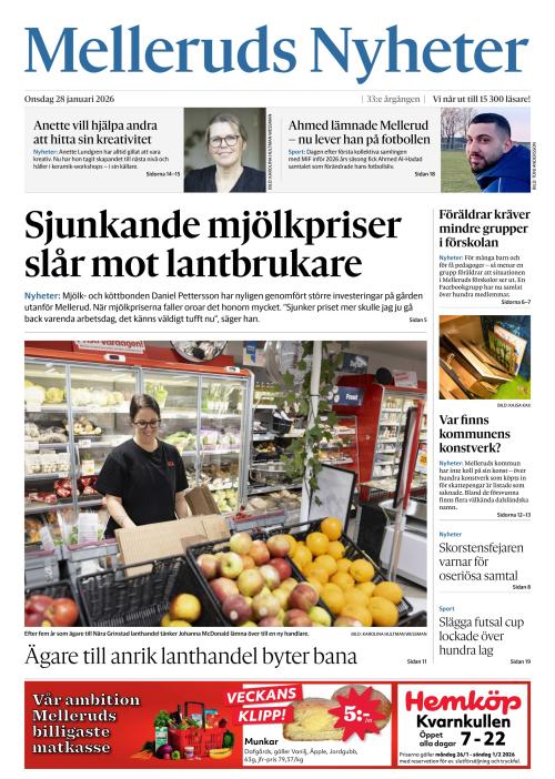 Melleruds nyheter 28.1.2026