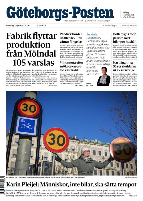 Göteborgs-Posten 28.1.2026