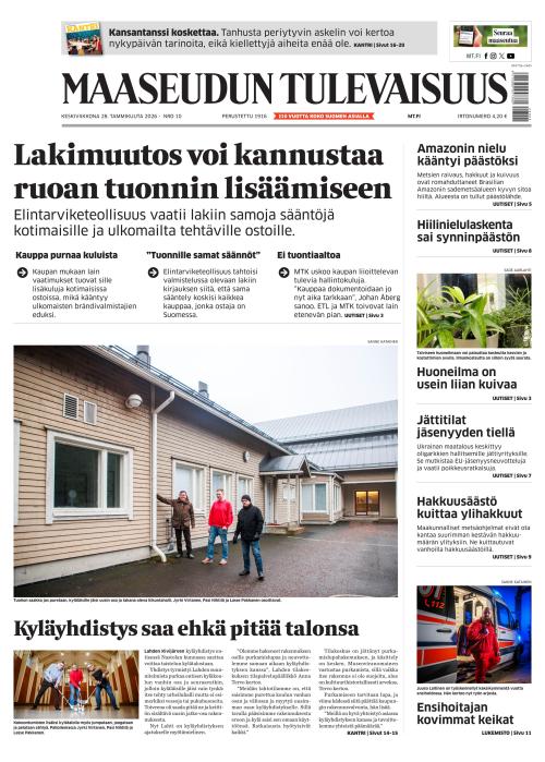 Maaseudun Tulevaisuus 28.1.2026