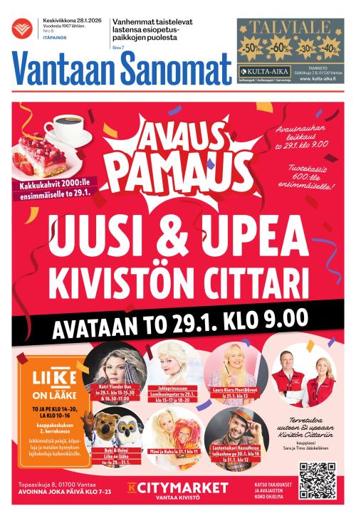 Vantaan Sanomat (Itä) 28.1.2026
