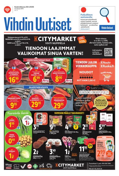 Vihdin uutiset 28.1.2026