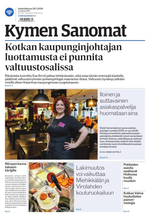 Kymen Sanomat 28.1.2026