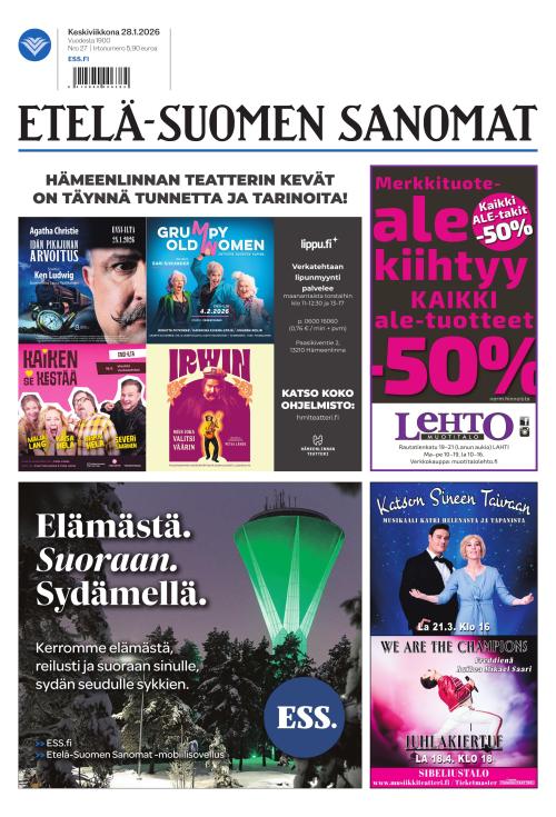 Etelä-Suomen Sanomat 28.1.2026