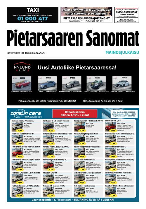 Pietarsaaren Sanomat 28.1.2026