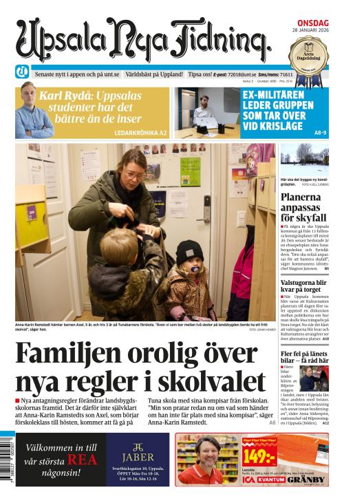 Upsala Nya Tidning 28.1.2026