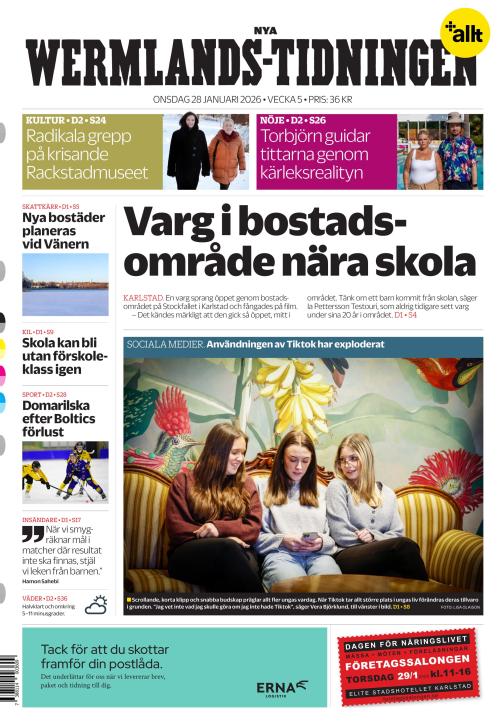 Nya Wermlands-Tidningen 28.1.2026
