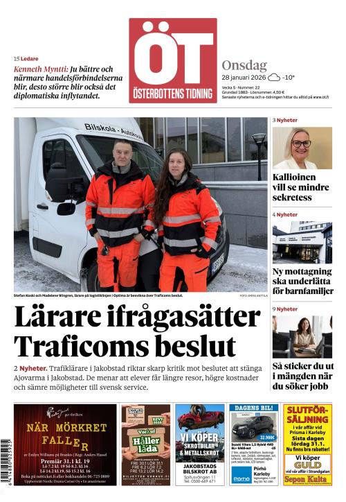 Österbottens Tidning 28.1.2026