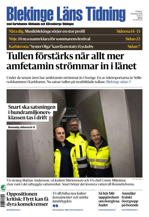 Blekinge Läns Tidning 28.1.2026