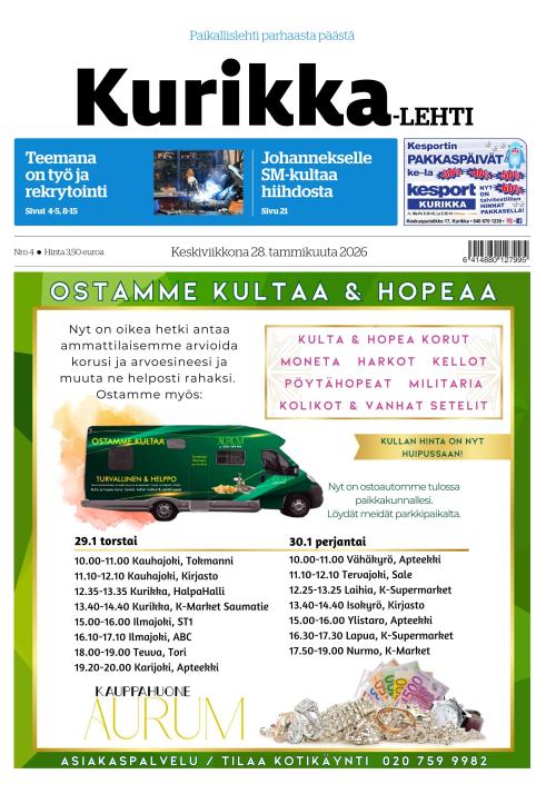 Kurikka-lehti 28.1.2026
