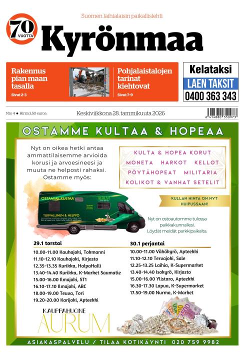 Kyrönmaa-lehti 28.1.2026