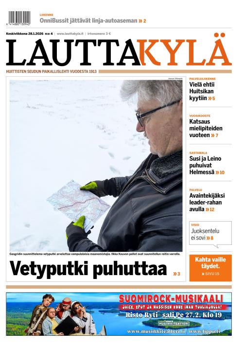 Lauttakylä-lehti 28.1.2026