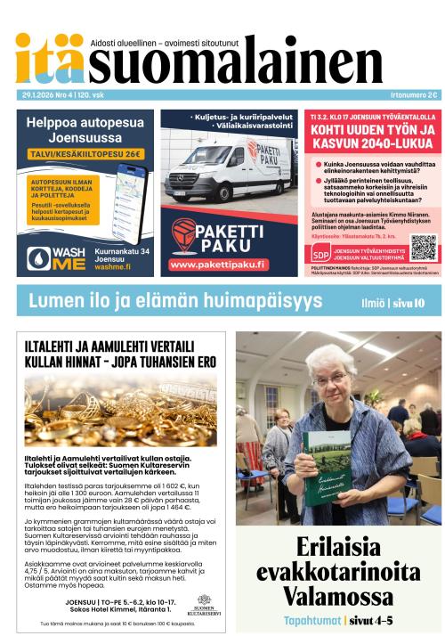 Itäsuomalainen 29.1.2026