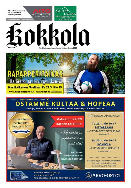 Kokkola-lehti 28.1.2026