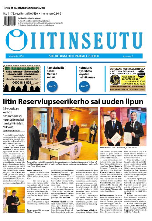 Iitinseutu 29.1.2026