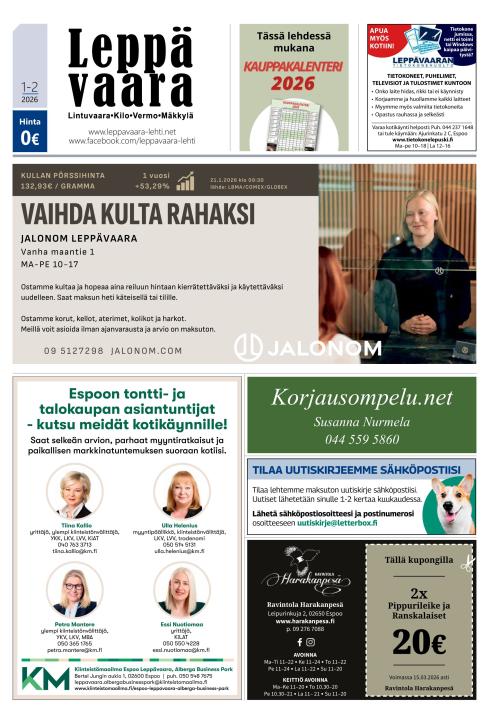 Leppävaara-lehti 29.1.2026