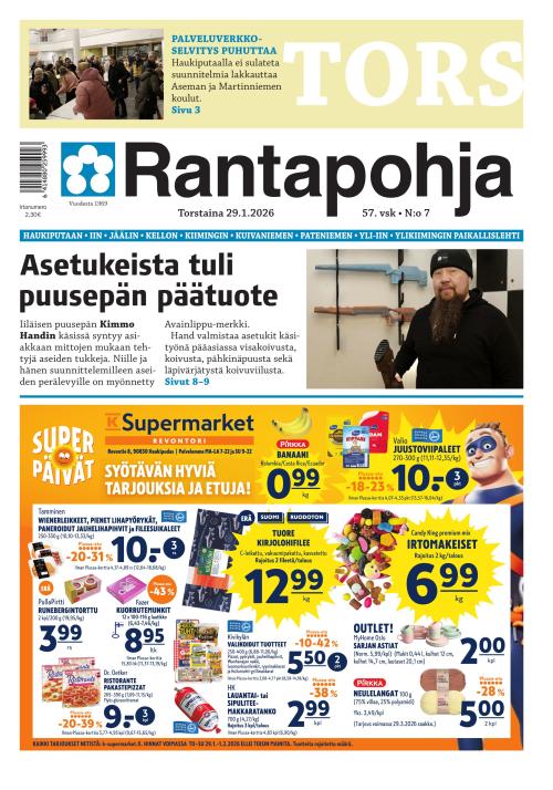 Rantapohja 29.1.2026