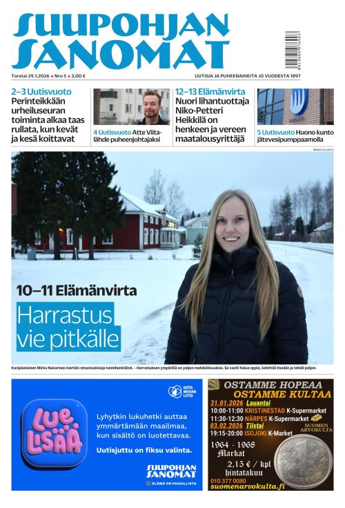Suupohjan Sanomat 29.1.2026