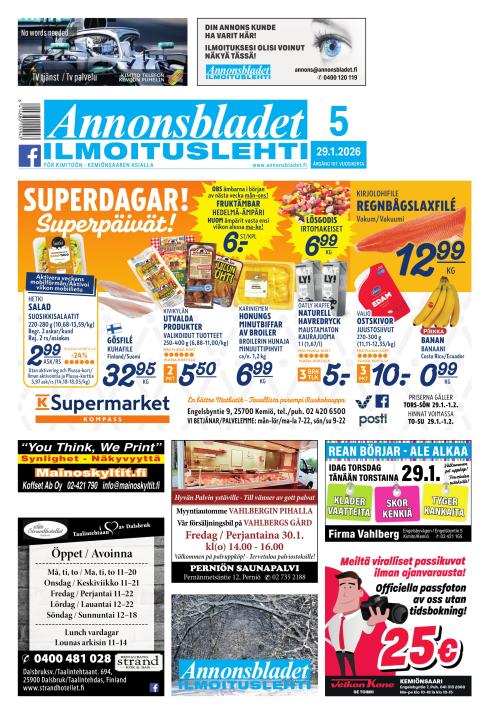 Annonsbladet 29.1.2026