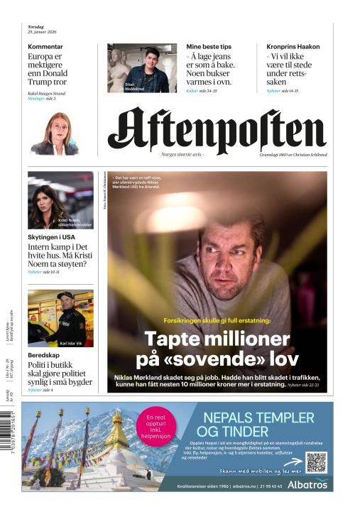Aftenposten 29.1.2026