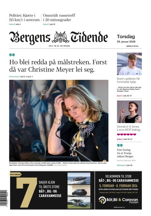 Bergens Tidende 29.1.2026