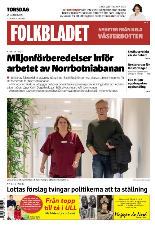 Folkbladet (Västerbotten) (SE) 29.1.2026