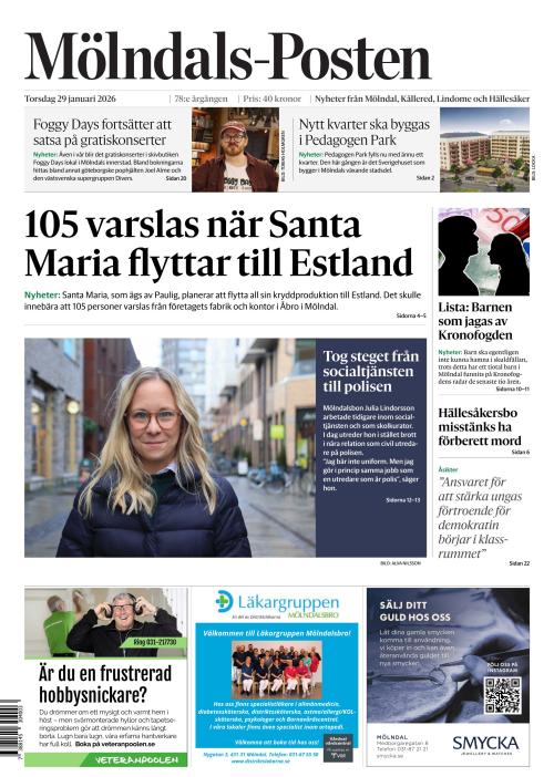 Mölndals-Posten 29.1.2026