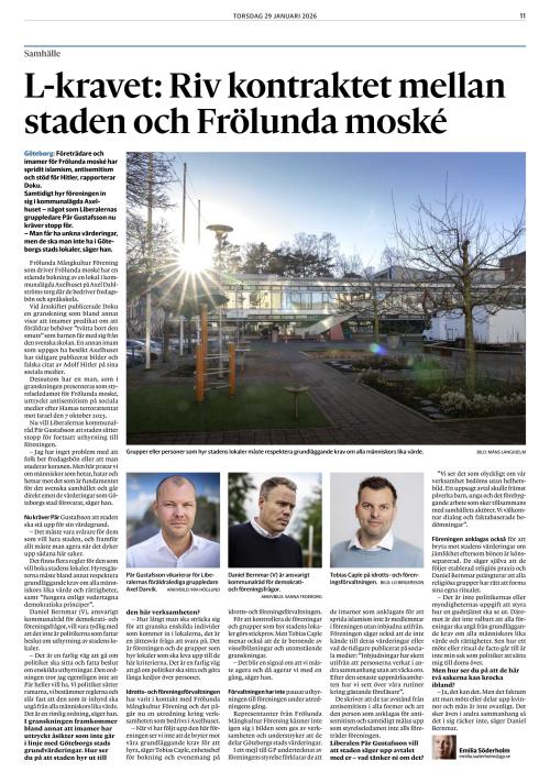 Göteborgs-Posten 29.1.2026