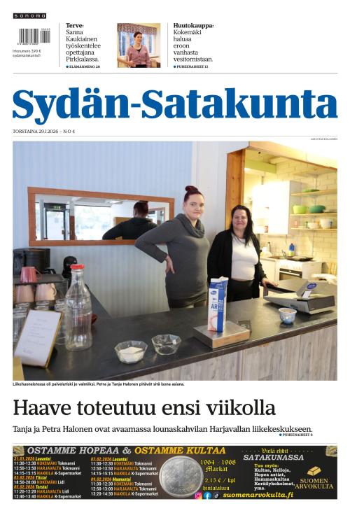 Sydän-Satakunta ja Jokilaakso 29.1.2026