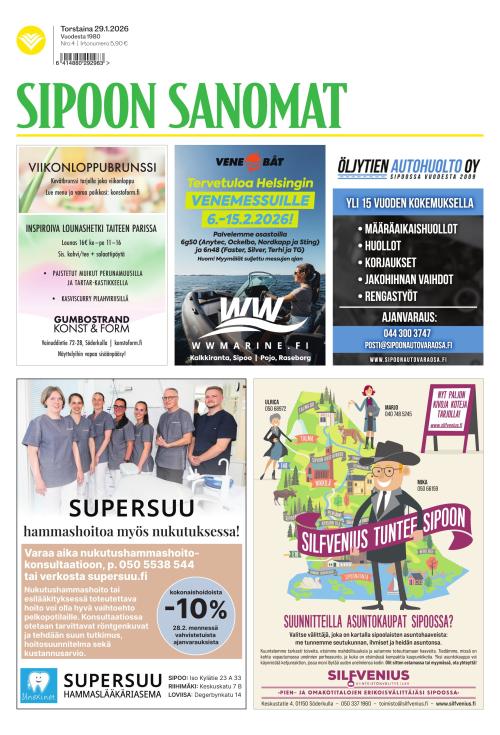 Sipoon Sanomat 29.1.2026