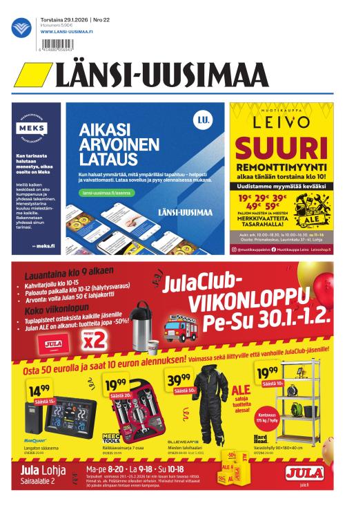 Länsi-Uusimaa 29.1.2026