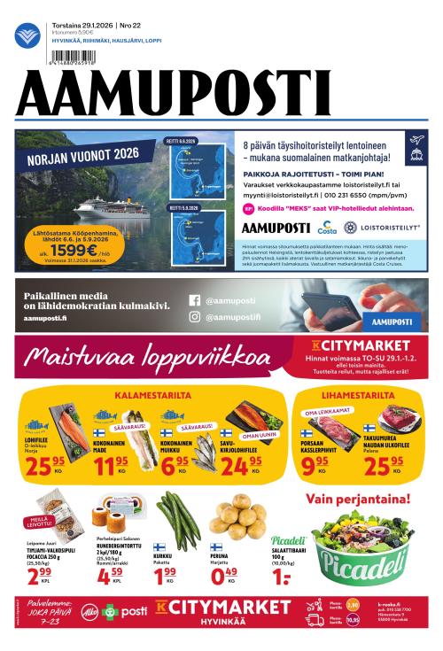 Aamuposti 29.1.2026