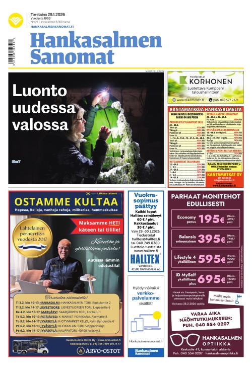 Hankasalmen Sanomat 29.1.2026