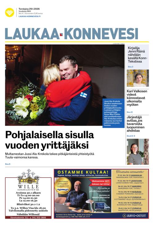 Laukaa-Konnevesi 29.1.2026