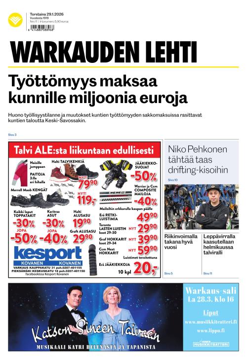 Warkauden Lehti 29.1.2026