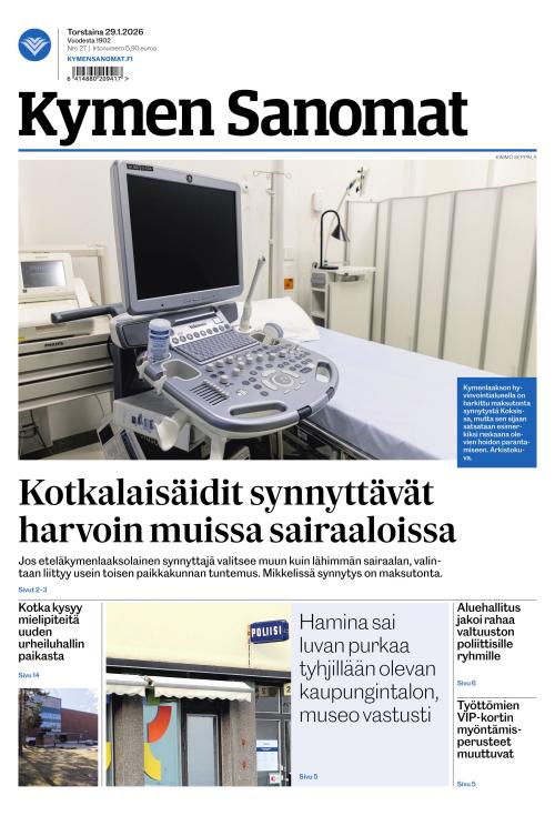 Kymen Sanomat 29.1.2026