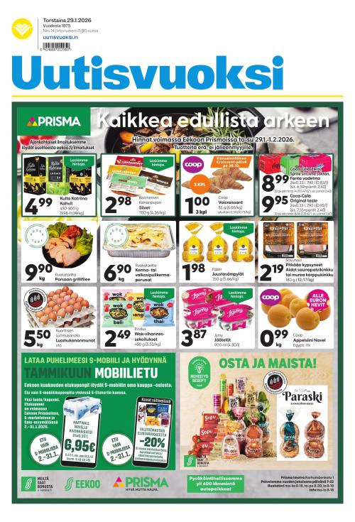 Uutisvuoksi 29.1.2026