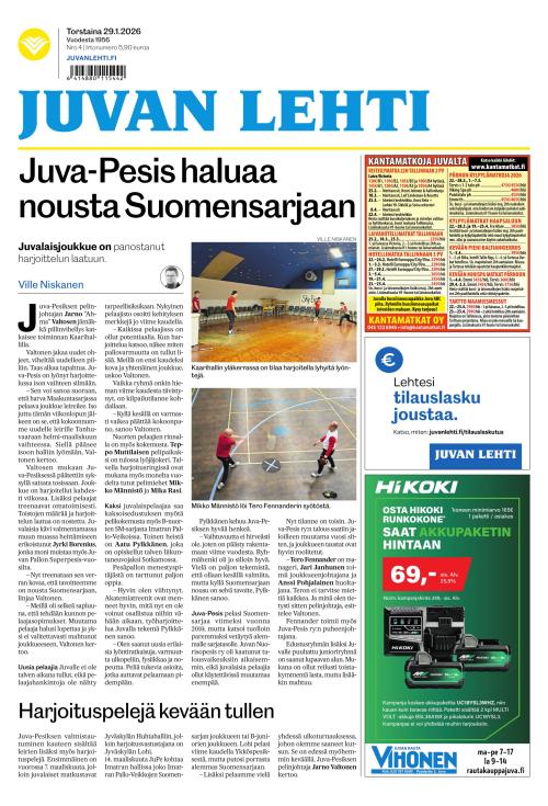 Juvan lehti 29.1.2026
