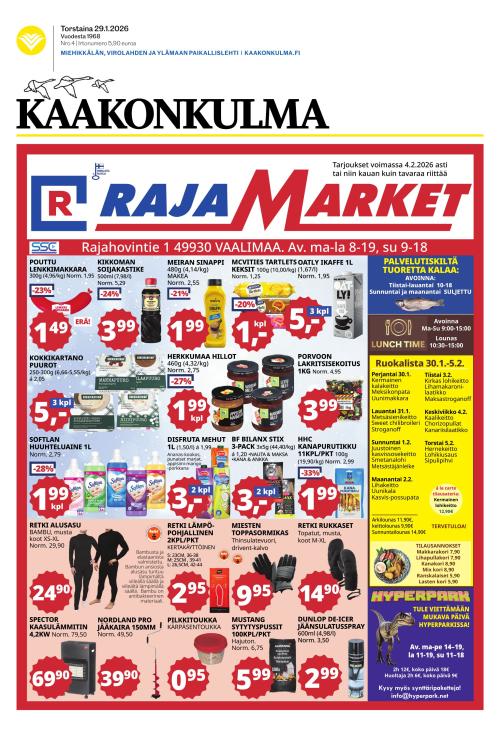 Kaakonkulma 29.1.2026