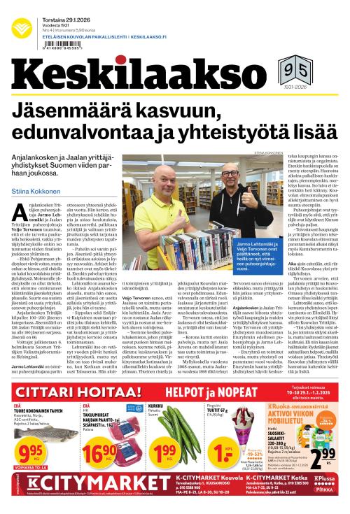 Keskilaakso 29.1.2026