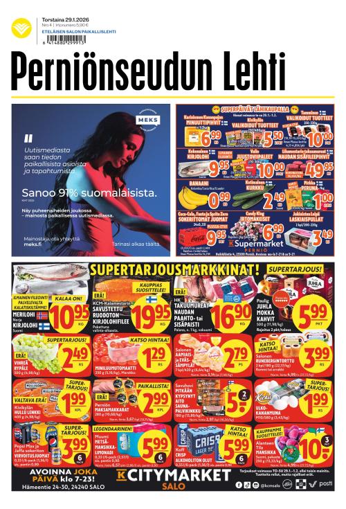 Perniönseudun Lehti 29.1.2026