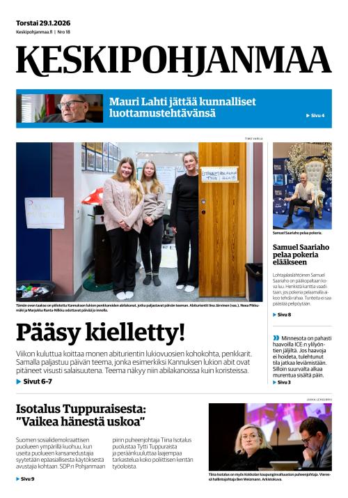 Keskipohjanmaa 29.1.2026