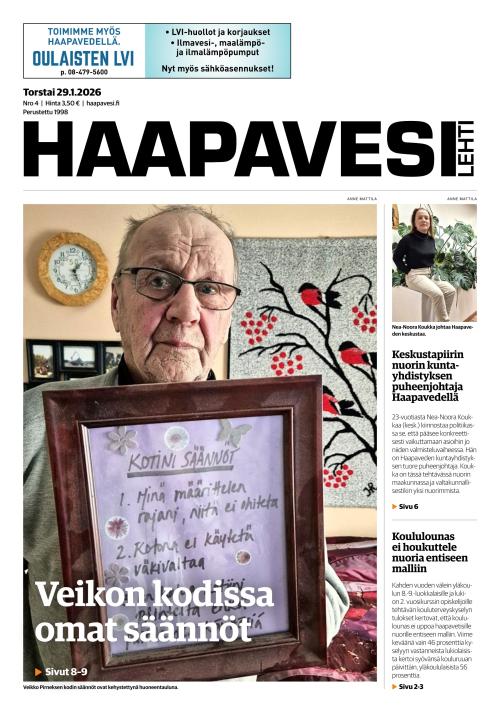 Haapavesi-lehti 29.1.2026