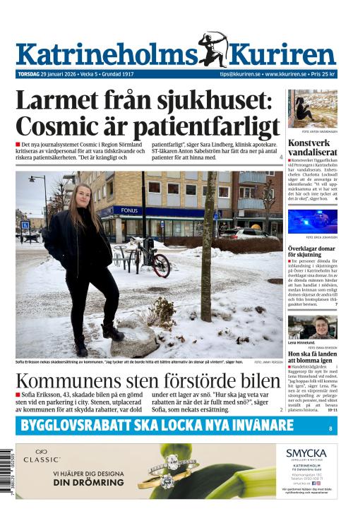 Katrineholms-Kuriren 29.1.2026