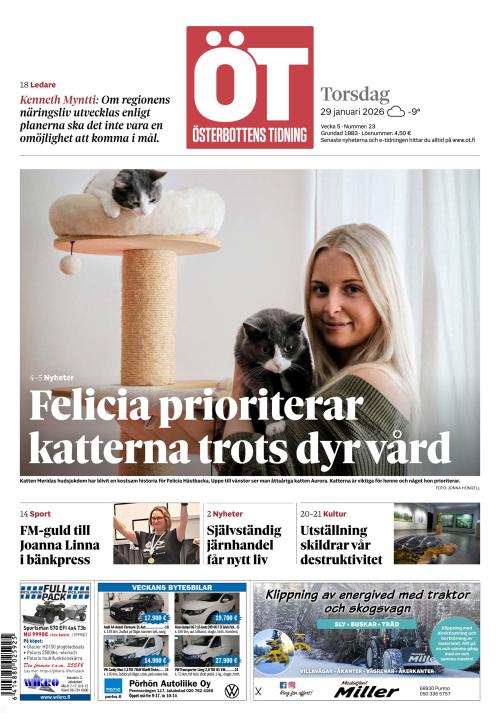 Österbottens Tidning 29.1.2026