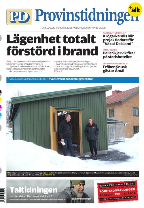 Provinstidningen Dalsland 29.1.2026