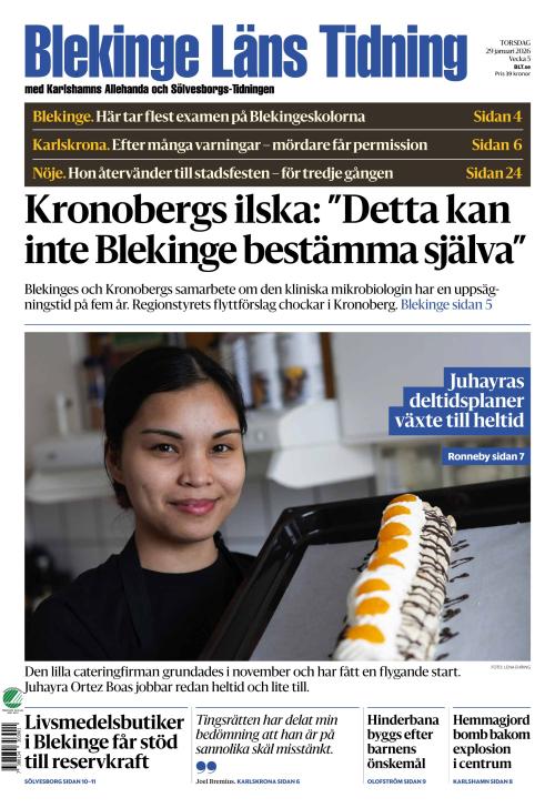 Blekinge Läns Tidning 29.1.2026
