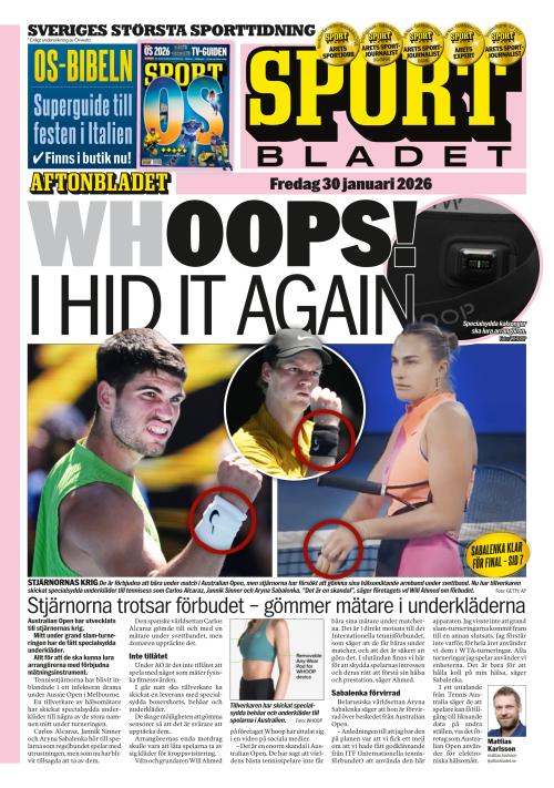 Aftonbladet Sportbladet 30.1.2026