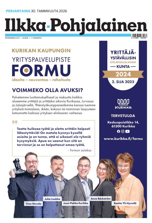 Ilkka-Pohjalainen 30.1.2026